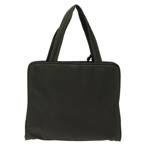 PRADA Hand Bag Nylon Khaki Silver - Picture 3 of 13
